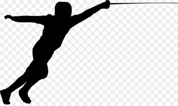 Фехтование силуэт