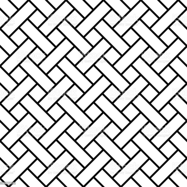 Геометрический орнамент плетенка