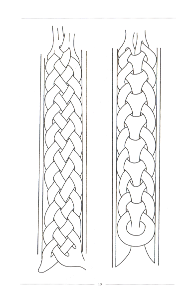 Плетеные узоры для резьбы по дереву