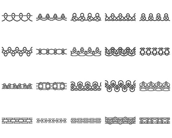 Узор плетение