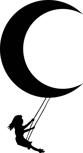 Полумесяц силуэт