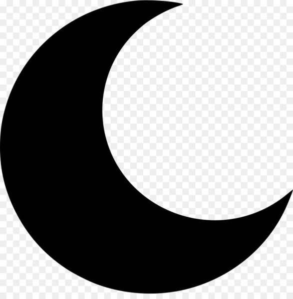 Месяц трафарет