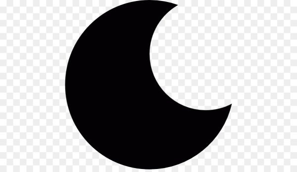 Месяц силуэт