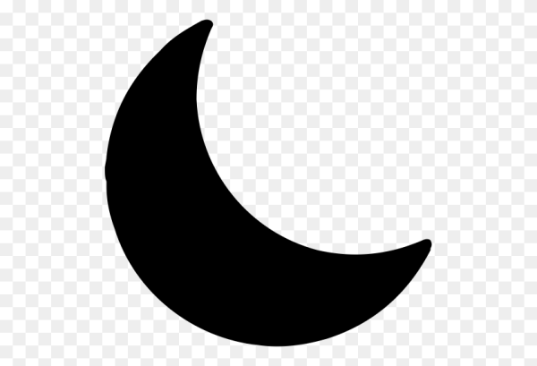 Луна силуэт