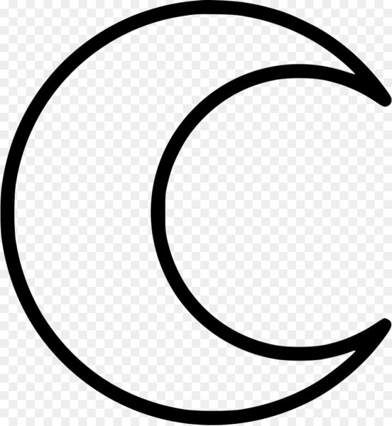 Луна трафарет