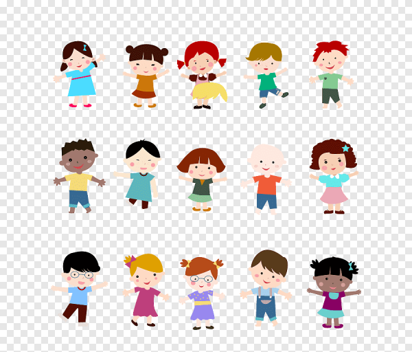 Векторные дети