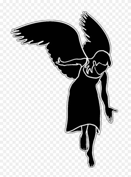 Ангел силуэт