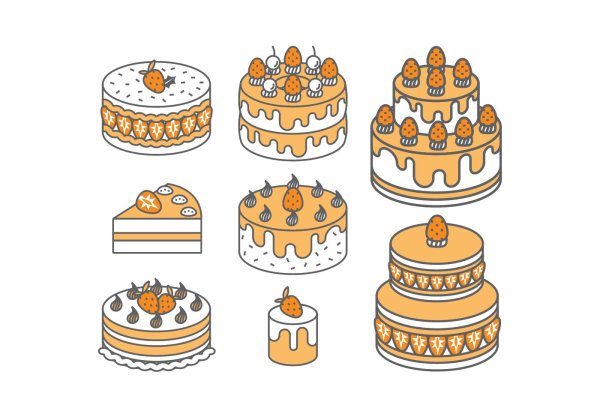 Тортик стилизация