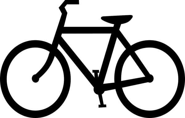 Трафарет велосипеда