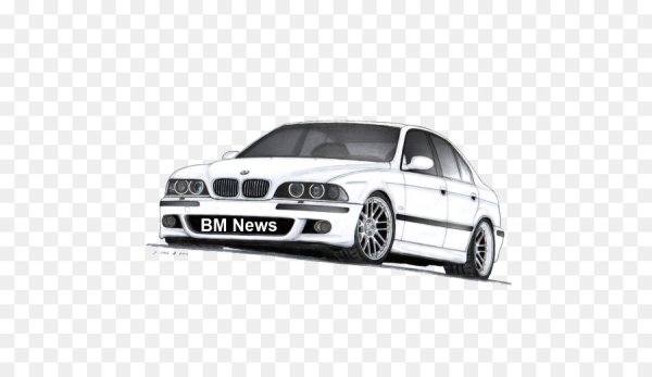 BMW е34 в векторе