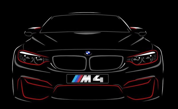 BMW m4 вектор