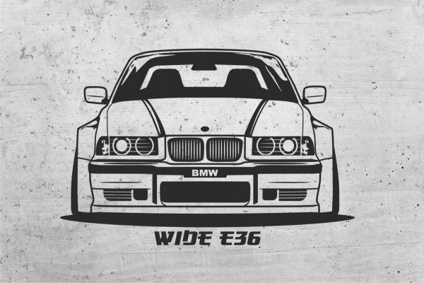 BMW e36 Stickers
