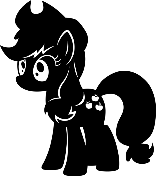 Трафарет пони