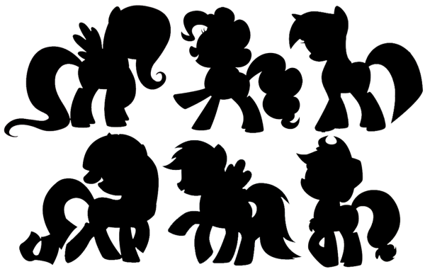 Силуэты игрушек для вырезания