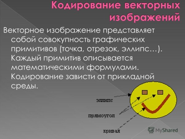 Векторный метод кодирования графической информации