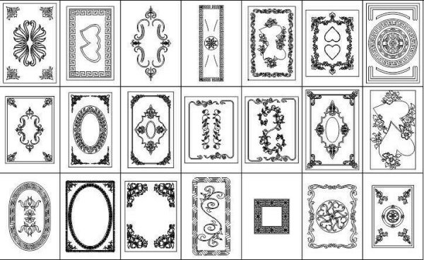 Орнамент для фрезеровки