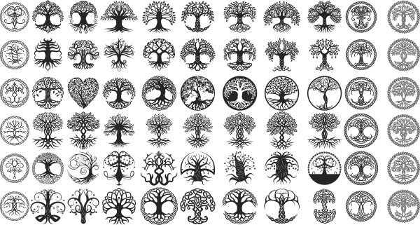 Векторное дерево для резки