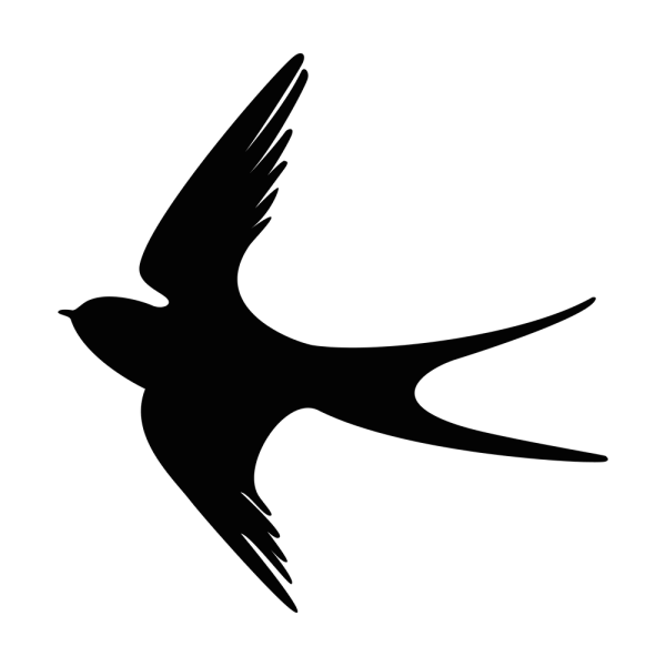 Ласточка силуэт