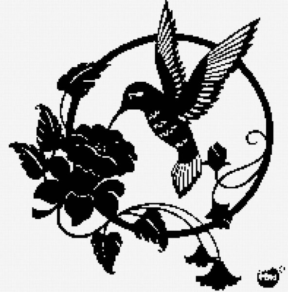 Орнамент птички