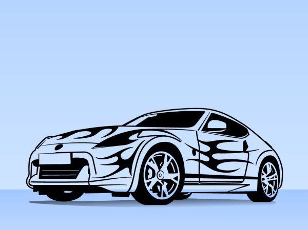 Нарисовать автомобиль