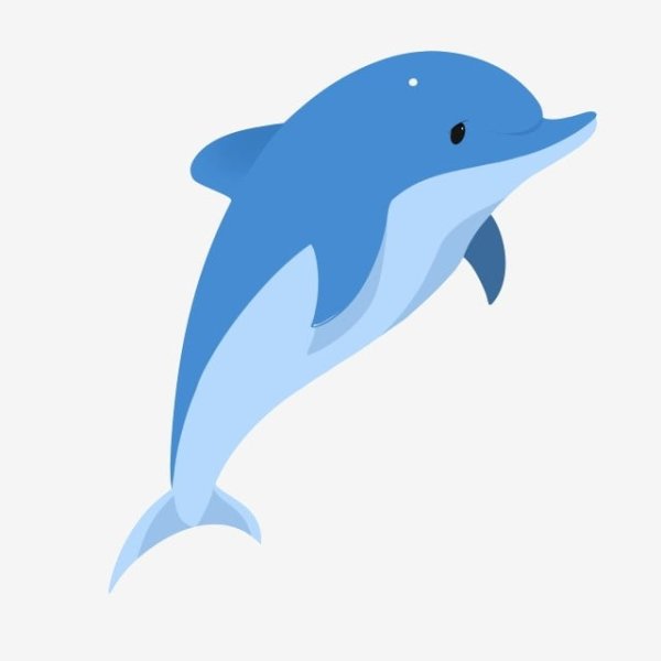 Дельфин вектор