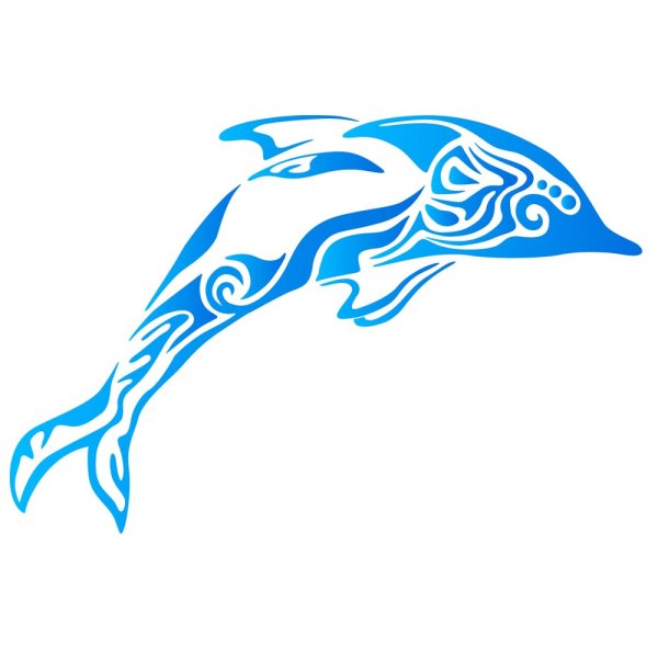 Дельфинчики вектор