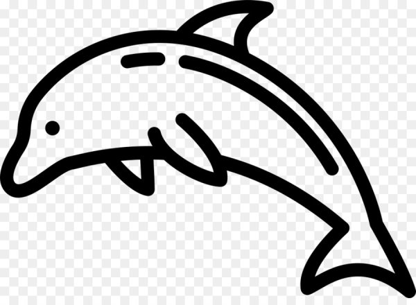 Значок дельфина