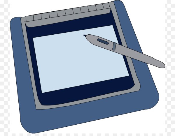 Графический планшет на прозрачном фоне