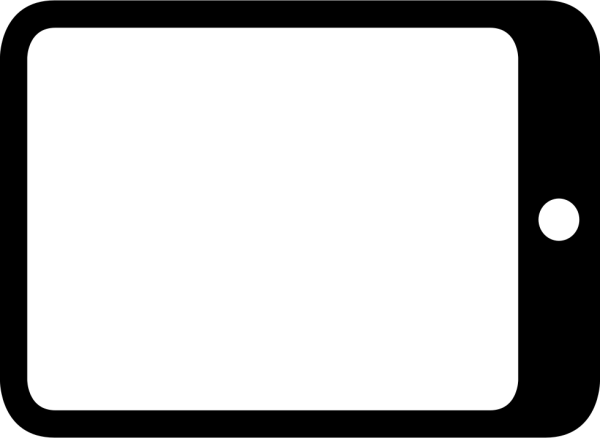 Планшет силуэт