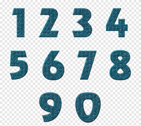 Цифры от 0 до 9