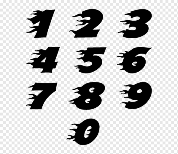 Векторные цифры