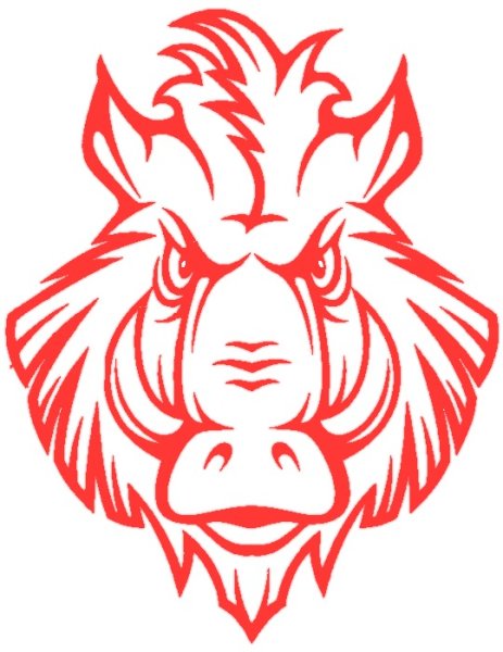 Голова кабана вектор