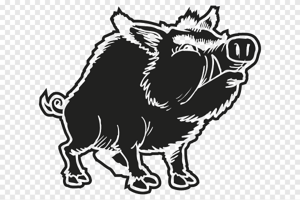 Боевой кабан вектор