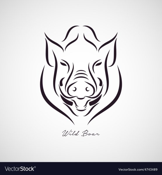 Кабан стилизация