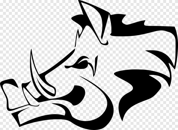 Трафарет кабана для травления