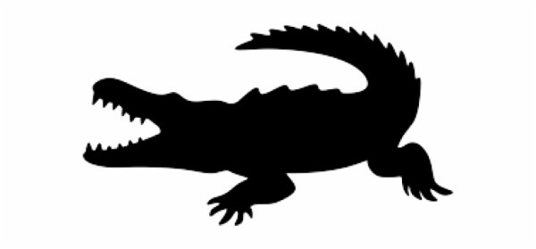Очертания крокодила