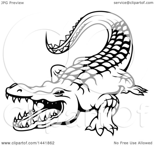 Черный крокодил логотип