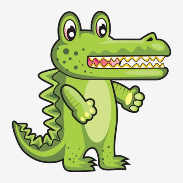 Крокодил мультяшный