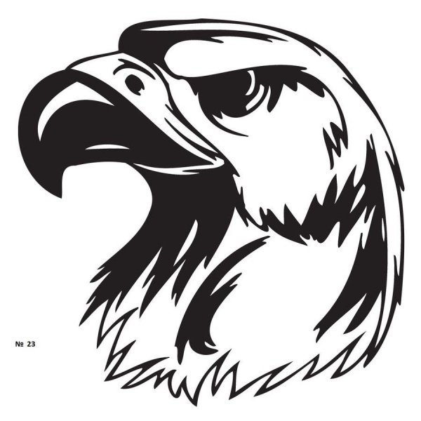 Трафарет орла