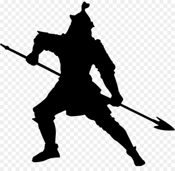 Силуэт воина