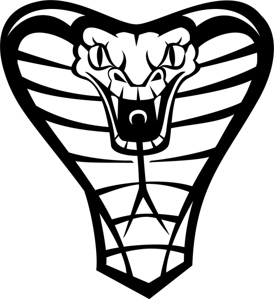 Тату голова кобры