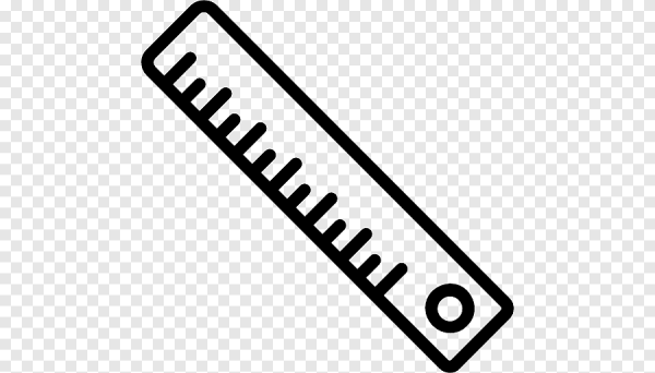 Векторное изображение линейки