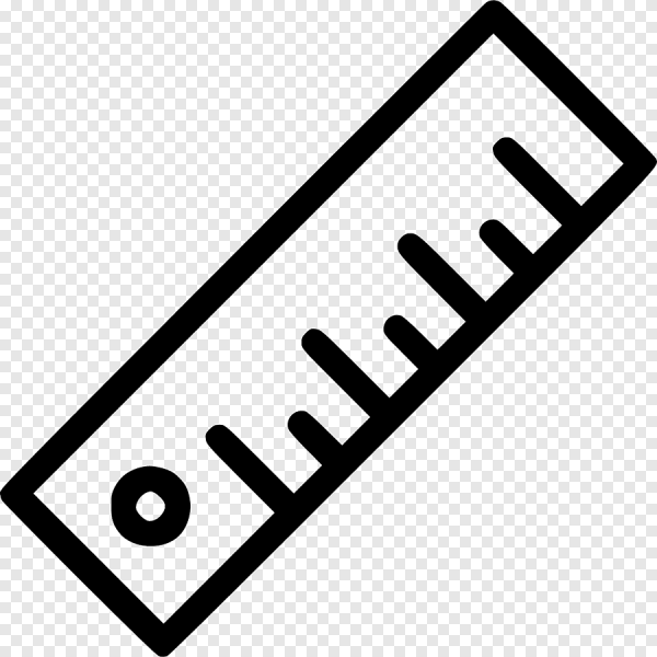 Векторное изображение линейки