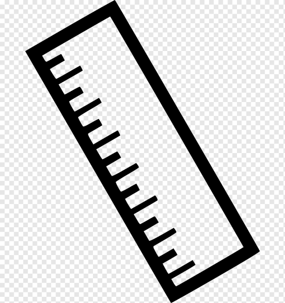 Векторное изображение линейки