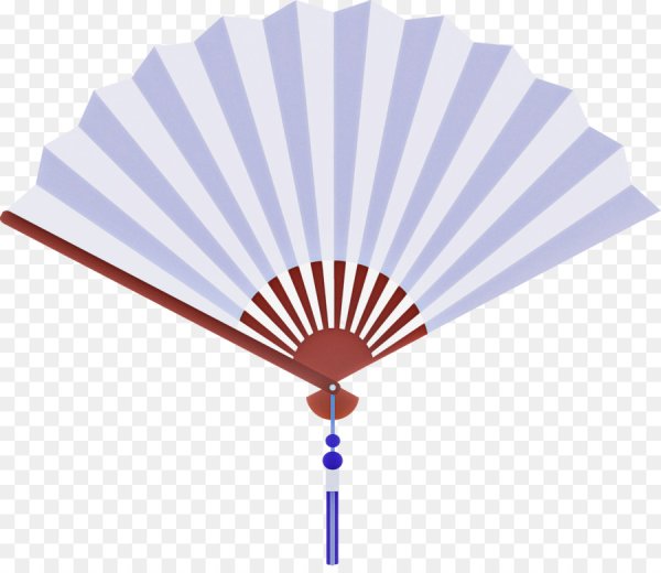 Веер на белом фоне