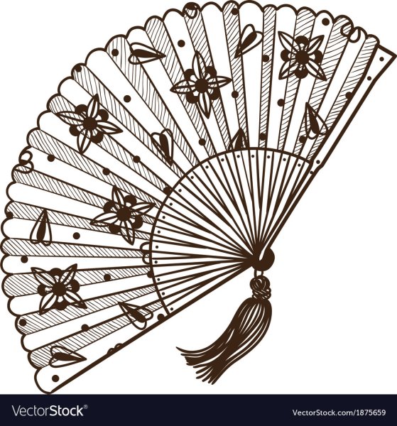 Веер схематично