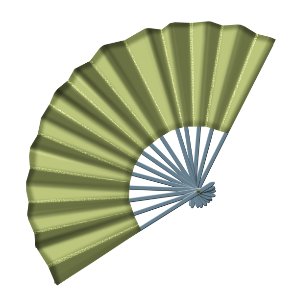 Веер на прозрачном фоне