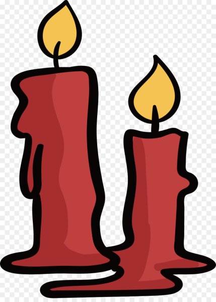 Нарисовать свечку