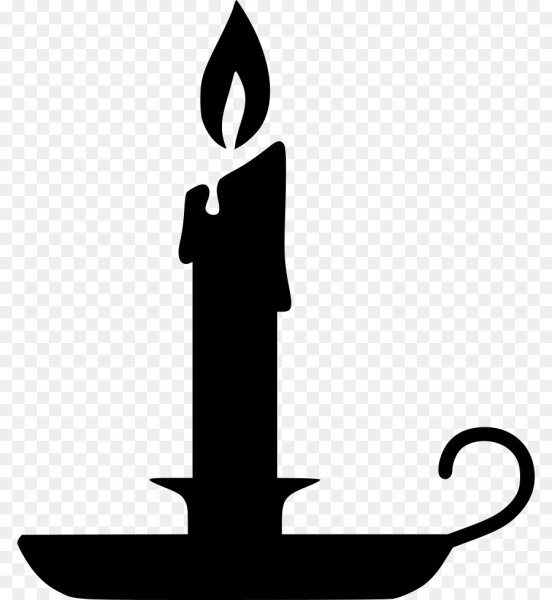 Свечка силуэт