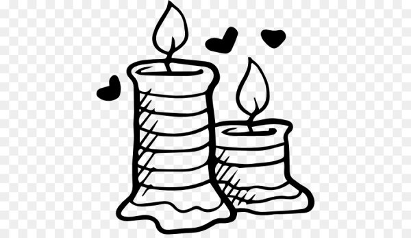 Свечка контур